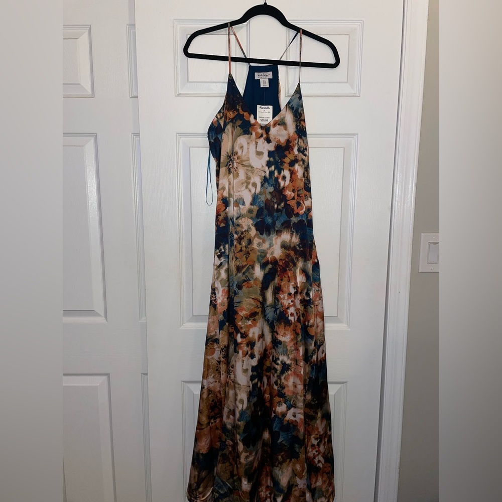 Never worn Nicole Miller floral maxi dress